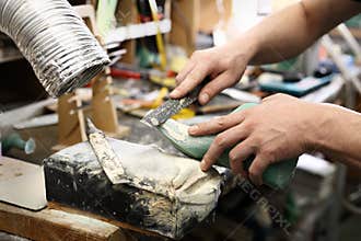 Shoe factory