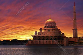 Sunset at the Classic Mosque
