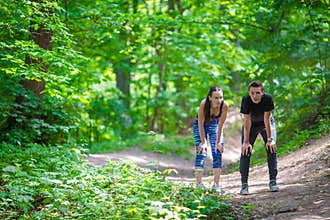 Fitness healthy lifestyle of young couples