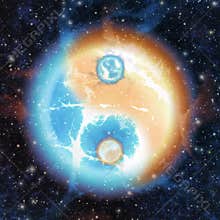 Yin and yang - junction of cosmic energy