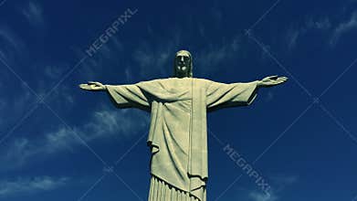 Corcovado Christ the Redeemer Rio de Janeiro Brazil Clouds
