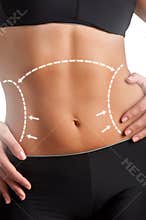 Woman's Abs