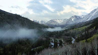 Rocky Mountains near to famous Aspen, Colorado
