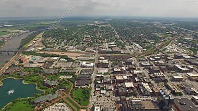 Aerial Nebraska Omaha