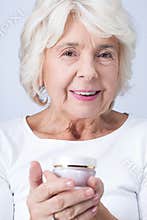 Anti-aging cream helps to keep your face young