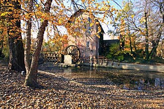 John wood grist mill in november
