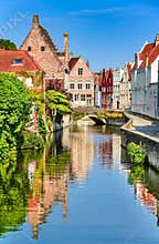 Bruges canal, Belgium