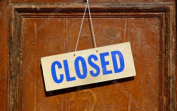 Closed sign
