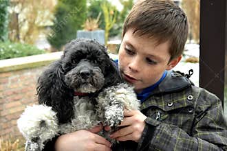Boy and his dog