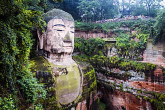 Ant Buddha in Leshan, Sichuan, China