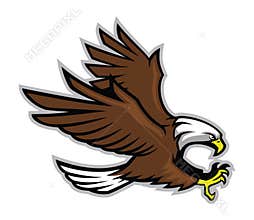 Eagle mascot style