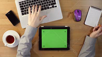 Using Laptop and Tablet PC with a Green Screen