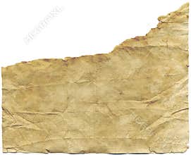 Torn antique paper