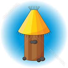 Bee beehive outline