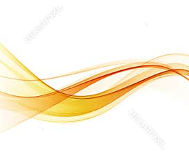 Abstract color wave design element