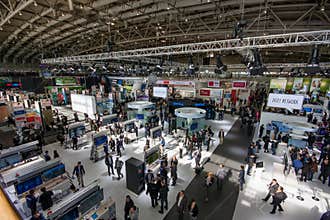 Hall 2 at CeBIT information technology trade show