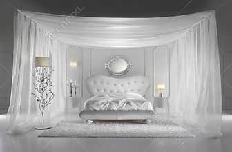 White Luxurious Bedroom