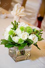 Wedding Head Table Centerpiece Closeup