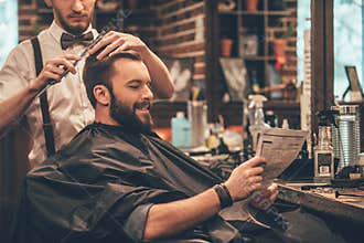 Great time at barbershop.
