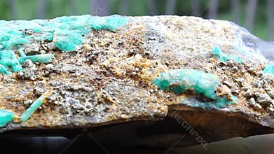 Colombian emerald stone