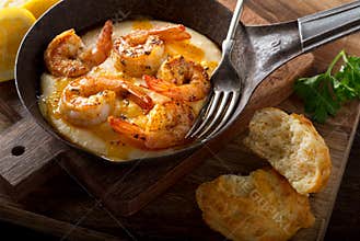 Cajun Style Shrimp and Grits