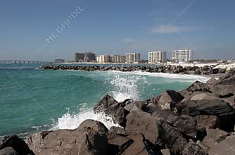 Jetty at Destin, Florida