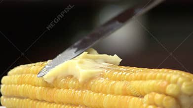 Sweetcorn and butter melting