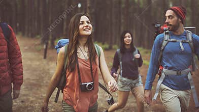 Camp Forest Adventure Travel Relax Concept
