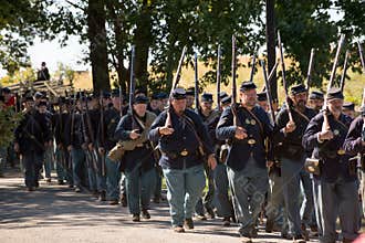 Perryville Battlefield reenactment