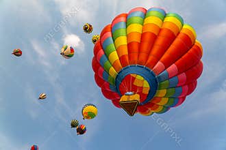 Hot air balloons