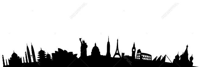 Travel destinations landmarks