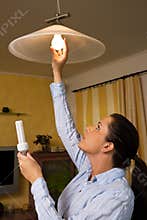 Changes in energy-saving light bulb lamp