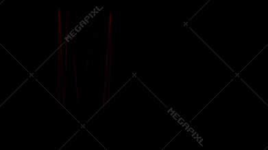 A vintage bulb turns on and off in old light lamp.