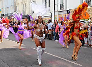 Caribbean Carnival dancers