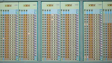 The fire control panel in modern building