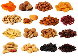 Nuts and dried fruits
