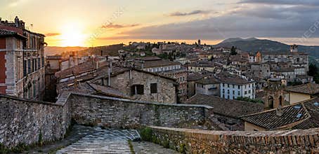 Perugia panorama from Porta Sole