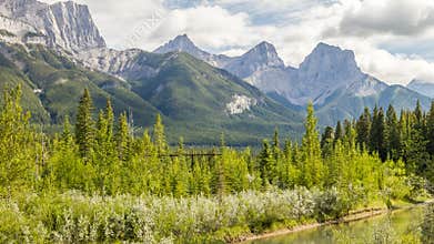 Bow River - Banff National Park - Alberta - Canada