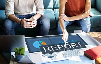 Report Research Resulting Information Graphic Concept