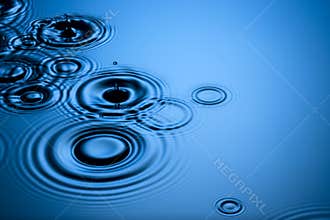 Water Rain Drops Background