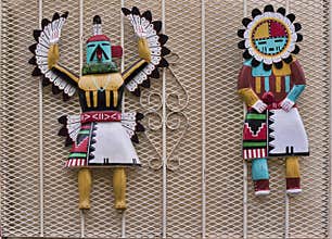 Native American inspired Art in Santa Fe New Mexico USA