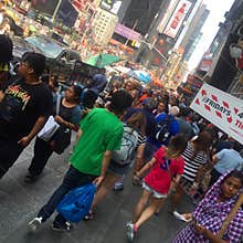 Diversity, Crowded NYC Street