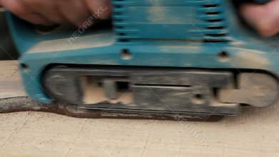 Power Tool for Planing Wood