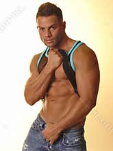 Male in sheer tank 1