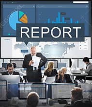 Report Research Resulting Information Graphic Concept