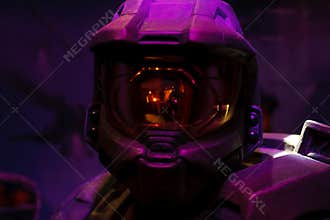 Model of space marine solder