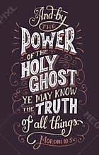 The power of the holy ghost bible quote