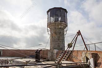 The watchtower of Fort Boyard, Charente-Maritime, France