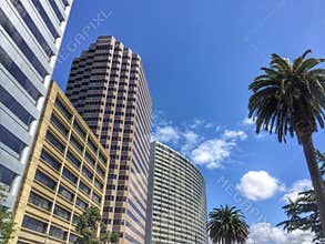 Modern office buildings in Oakland, California