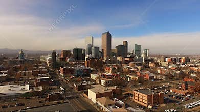 East Side Denver Colorado Capital City Downtown City Skyline